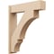 Ekena Millwork 7 1/2-in W x 30-in D x 36-in H Balboa Block Rough Cedar Woodgrain TimberThane Outlooker, Primed Tan OUTUR075X30X36BOA44RCPR - alternate 1